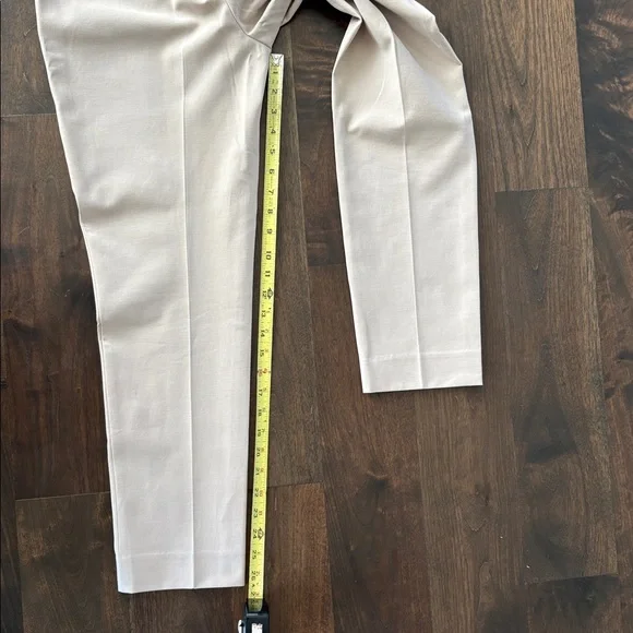 White House Black Market - Lt Beige Elle Straight Leg Ankle Pants - High Rise - Picture 4 of 6
